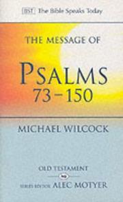 The Message of Psalms 73-150 book cover