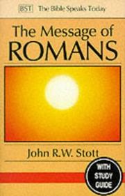 The Message of Romans book cover